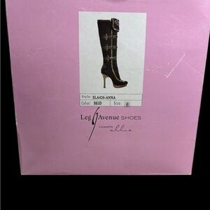 Leg Avenue Black Elegant Heeled Boots